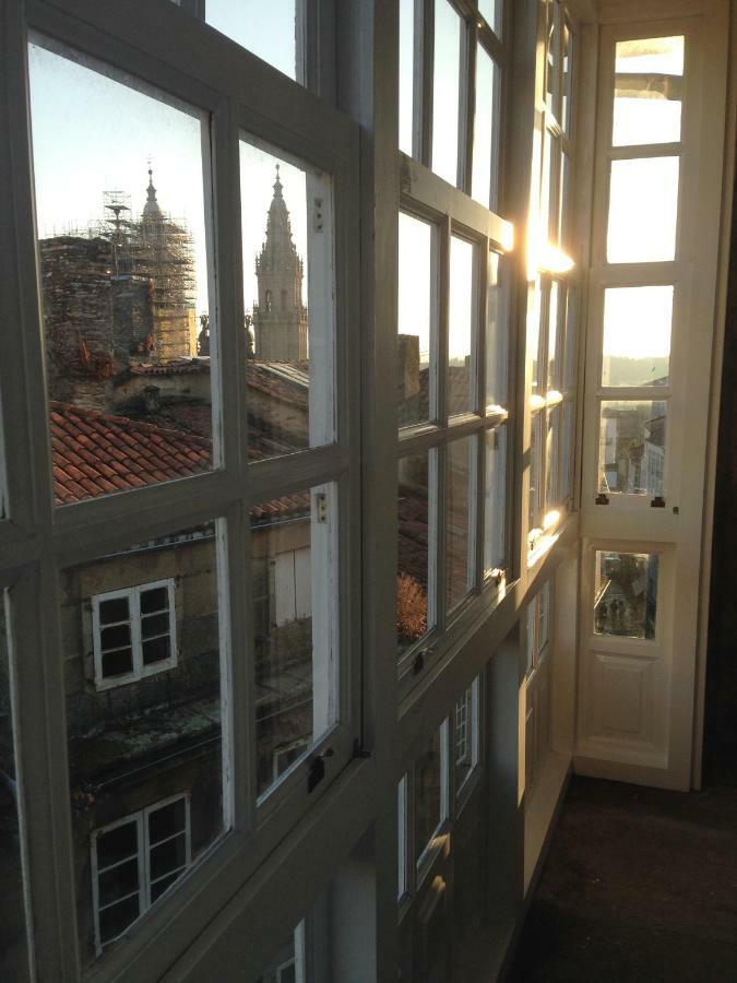 Apto. En Plaza De Cervantes Apartment ซานติอาโก เด กอมโปสเตลา ภายนอก รูปภาพ